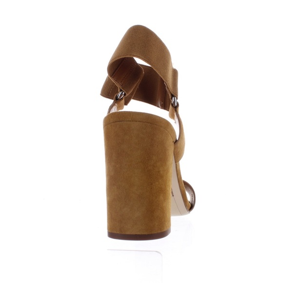 SARTO By Franco Sarto Womens Olivia Tan Ankle Strap Heels - Picture 2 of 11